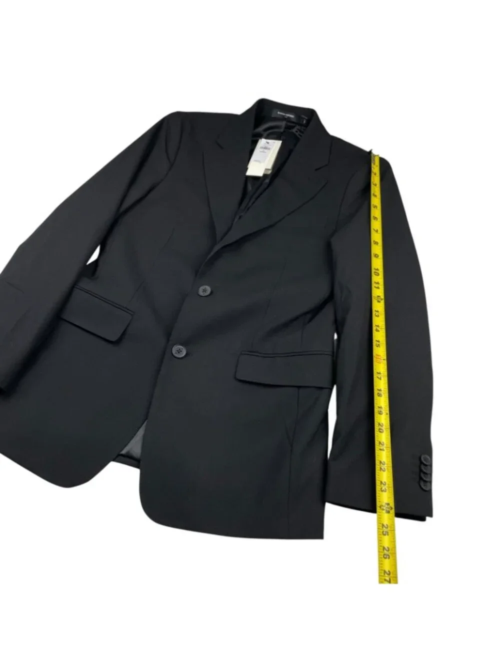 NEW Banana Republic Men’s Performance Tailored Fit 2-Button Blazer Black • 36R
